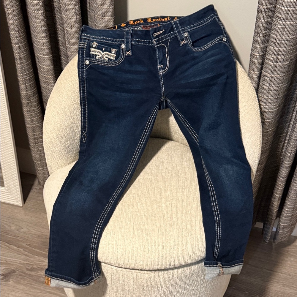 Rock Revival Women's Navy Skinny Jeans